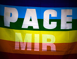 Peace – Flag LGBT – Slovene